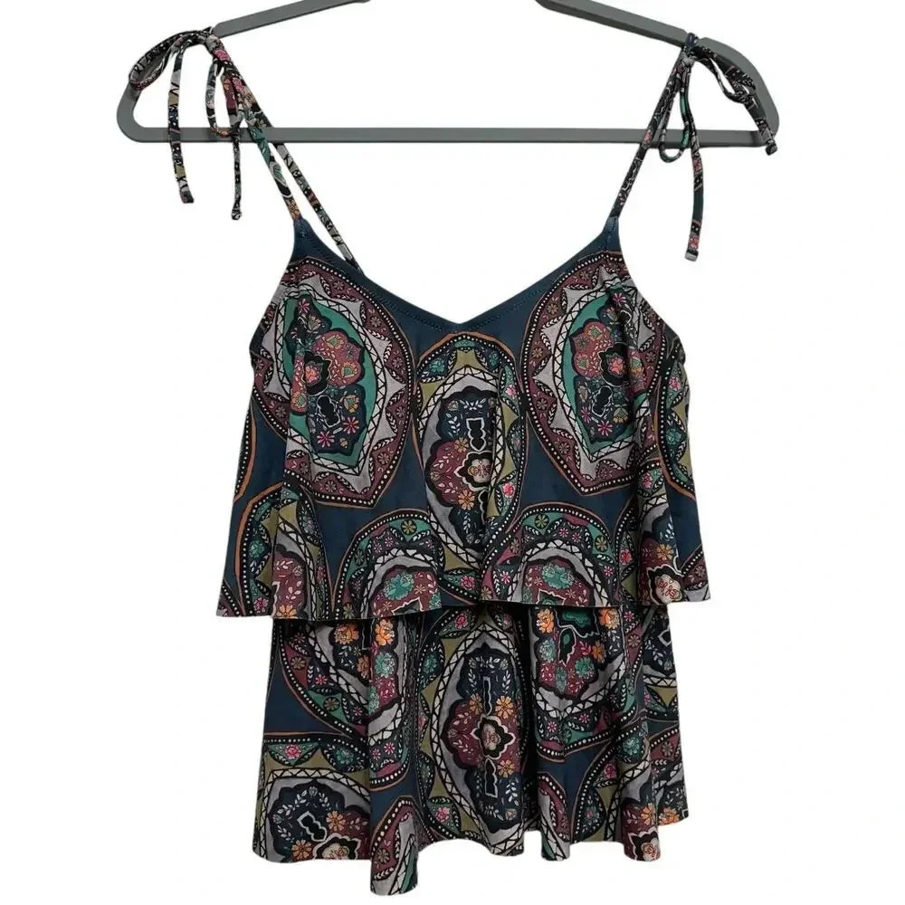 Johnny Was NWT’s Spezia Tankini Top. Size XS